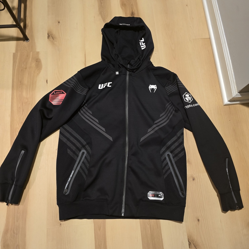 Venum Official UFC Walkout Zip Up Hoodie Of Justin Gaethje. XL - Picture 2 of 6